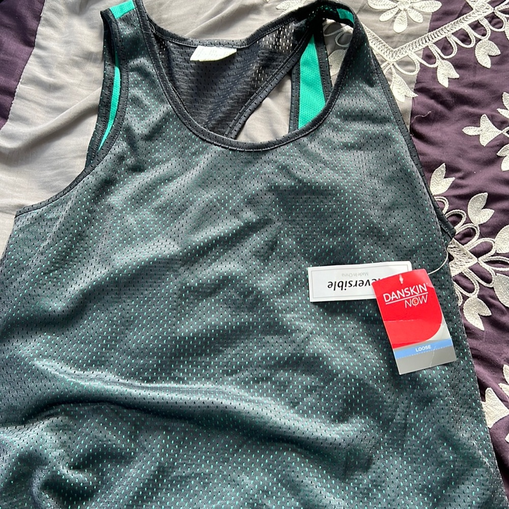 Danskin Reversible Athletic Tank Top